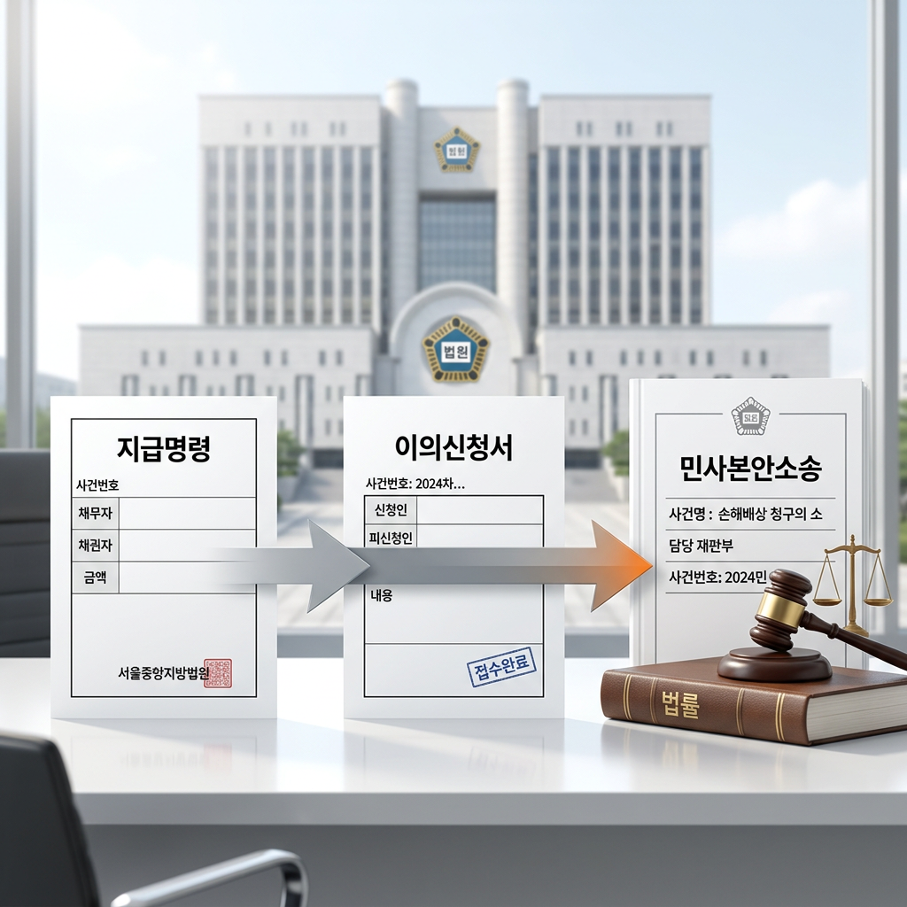 지급명령 이의신청 들어오면 어떻게 될까?|소송 전환·인지대·대응방법